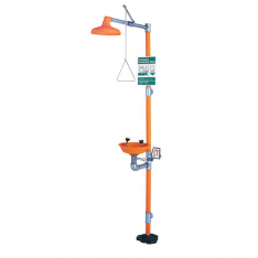 GUARDIAN EQUIPMENT G1902P, EYE WASH & SHOWER SAFETYSTATION W12" ORANGE
